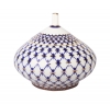 Lomonosov Imperial Porcelain Bone China Sugar Bowl Dome Cobalt Net 12.2 fl.oz/360 ml