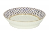 Lomonosov Imperial Porcelain Cake Сookie Biscuit Pastry Dish Wave Cobalt Net 6.7"