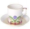 Imperial Lomonosov Porcelain Tea Cup with Saucer Moscow River 7.4 oz/220 ml