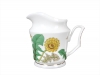 Lomonosov Imperial Porcelain Bone China Creamer Yulia Sunny Bouquet 4.1 fl.oz/120 ml