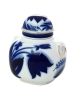 Lomonosov Imperial Porcelaine Tea Holder Box Ring Blue Bell