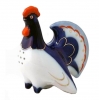 Lomonosov Imperial Porcelain Salt Pepper Shaker Cobalt Rooster