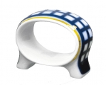 Lomonosov Imperial Porcelain Napkin Ring Youth Quattro Cobalt Cell