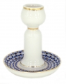 Decorative Candle Holder Cobalt Net Lomonosov Imperial Porcelain