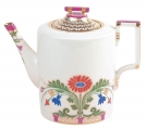 Lomonosov Imperial Porcelain Coffee Pot Moscow River 32.3 oz/955 ml
