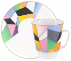 Lomonosov Bone China Cup and Saucer May Motion