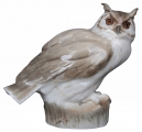 Eagle-Owl Lomonosov Imperial Porcelain Figurine