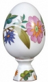 Easter Egg on Stand Colorful Wreath Lomonosov Imperial Porcelain