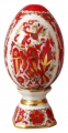 Easter Egg on Stand Magic Fire-Bird Lomonosov Imperial Porcelain