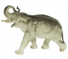 Elephant Running Lomonosov Imperial Porcelain Figurine