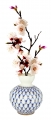Flower Vase Tulip Cobalt Net Lomonosov Imperial Porcelain