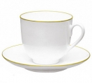 Lomonosov Imperial Porcelain Bone China Cup and Saucer