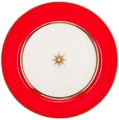 Lomonosov Imperial Porcelain Dinner Plate Scarlet 7.9 in 200 mm