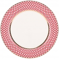 Lomonosov Imperial Porcelain Dinner Plate Scarlet v.2 10.6"/270 mm