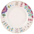 Lomonosov Imperial Porcelain Dinner Plate Peacock's Feather