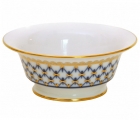Lomonosov Imperial Porcelain Salad Bowl Cobalt Net (2 serv.) 9oz/270ml