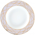 Lomonosov Porcelain Soup Plate Frosty Fairytale