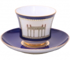 Lomonosov Imperial Porcelain Tea Set Cup and Saucer Classic of Petersburg #1