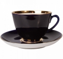 Lomonosov Imperial Porcelain Tea Set Cup and Saucer Spring Night 7.8 oz/230 ml