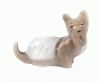 Scotty Dog Tiny Lomonosov Porcelain Figurine
