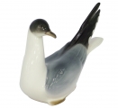 Seagull Black-headed Bird Lomonosov Imperial Porcelain Figurine