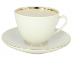 Lomonosov Imperial Porcelain Tea Cup Set Spring Snow White 7.8 oz/230 ml