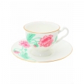  Bone China Tea Set Olimpya Peony 8.12 fl.oz/240 ml 2pc