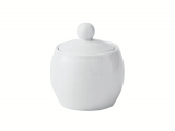 Lomonosov Porcelain Sugar Bowl Olympia White 8.5 fl.oz/250 ml