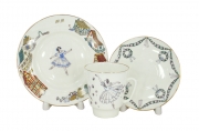 Lomonosov Imperial Bone China Cup and Saucer May Ballet Giselle 5.6 fl.oz/165 ml 3 pc