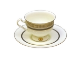 Aisedora Happy Fortune (2) 8.1 oz/240 ml Lomonosov Bone China Tea Set 