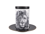 Lomonosov Porcelain Mug and Saucer Totem LION