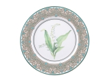 Lomonosov Porcelain Decorative Plate Lily of the Valley 10.6"/270 mm