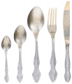 Flatware Stainless Steel Cutlery Set for 6 Golden Troika